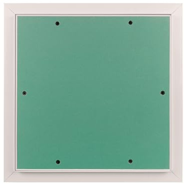 Trappe de visite 600x600mmThe White Edition avec cadre en aluminium et ouvrant en plaque de plâtre BA13