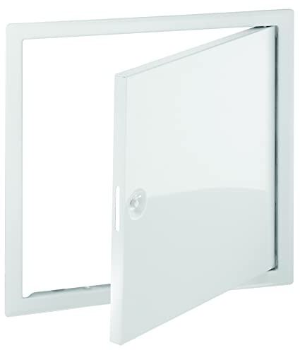 Revitür SOFTLINE sv 500x700 RAL9016 weiß, mit Vierkant, Wandeinbau