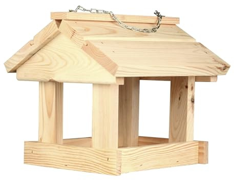 IDEA Home Vogelfütterer IH Maxi DIY Futterhaus für Vögel Vogelhäuschen für Vogelfutter Futterhaus Vogelfutterstation Holz