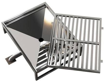 Hundetoilette Haustiere Töpfchen hundeschale aus Edelstahl, Innenbereich Hundetöpfchen für Wohnung und Terrassentraining(110X75cm/43.3X29.5in)