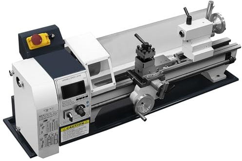 Furvveerr Metalldrehmaschine 220MMx500MM Mini-Tisch-Metalldrehmaschine 1500W Drehmaschine Tischdrehmaschine Bürstenlose Drehmaschine Variable Drehzahl 0-2500RPM für Metallbearbeitung Metal Lathe