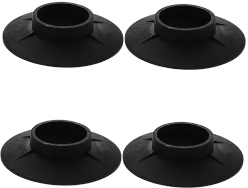 jojofuny 4pcs Slip Mats for Washing Machine Rubber Vibration Mat Washer Stabilizer Pads Prevent Walking and Noise Washer Supplies Fits Scenarios