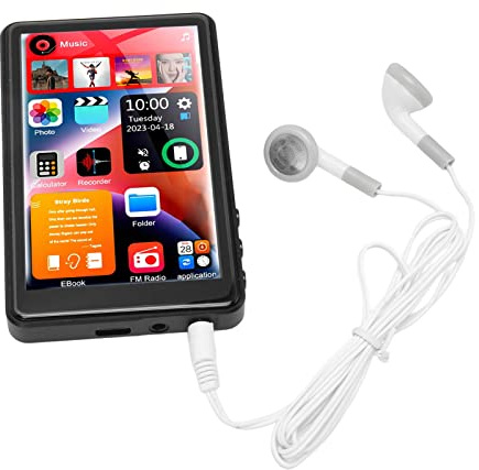 FAUOSWUK X20 Lecteur MP3 avec WiFi, Lecteurs MP3 MP4 avec écran Tactile 4 et Haut-Parleur, Lecteur de Musique Numérique (RAM 16 Go et Carte mémoire 128 Go)