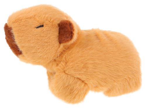 Yardwe Pulsera de Peluche de Dibujos Animados para Fiestas, Tamaño Compacto, Color Beige, Banda de Palmaditas Suave para Niños y Adultos, Accesorios Temáticos para Cumpleaños,