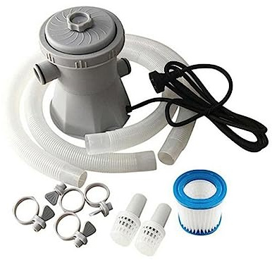 ZKLGS Pompa Filtro Piscina, Filtro for Piscina ， Pulitore for Piscina Gonfiabile da 300 galloni Strumento for la Pulizia della Pompa del Filtro Elettrico Accessori for Piscina
