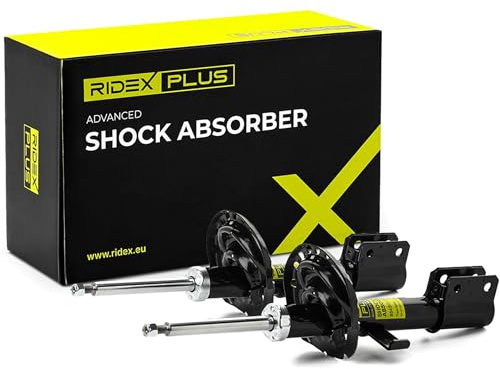 RIDEX PLUS 854S18998P 2x Amortisseur Avant Compatible avec RENAULT Clio 3 3/5 portes BR0/1, CR0/1