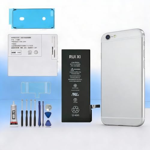 RUI XI Akku kompatibel mit iPhone 7/7 Plus/8/8 Plus + kostenloses Werkzeug (für iPhone 7)