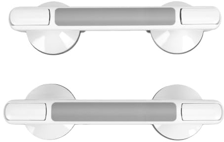 Pongnas Barra de Succión para Baño de Gran Resistencia, Agarradera de Seguridad para Ducha, 60kg Capacidad, para Bañera, Puerta de Vidrio, Azulejo, Asistencia para Bañar Ancianos, Niños,