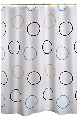 RIDDER Duschvorhang Textil Ring Multicolor 180x200 cm