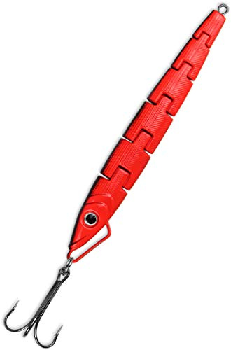 Storfisk fishing & more Norwegen Island und Ostsee Pilker (100 g, 150 g, 300 g) mit Drilling Meerespilker 6-TLG. sektioniert zum Angeln