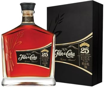 Ron Flor de Caña Centenario 25 años de 70 cl - D.O. Nicaragua - Bodegas Osborne (Pack de 1 botella)