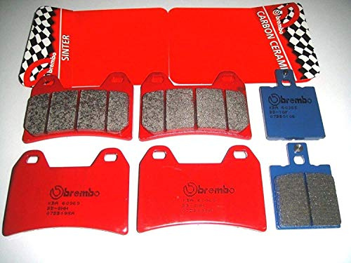 PASTIGLIE FRENO BREMBO SINTER ANTERIORI + POSTERIORI MONSTER 620 2002