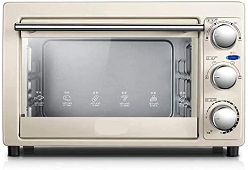 CAZARU Horno eléctrico de Mesa, Horno Tostador de 16L, Horno eléctrico, Horno pequeño, Aparato eléctrico, Horno eléctrico para el hogar, pequeño Pastel automático para Hornear