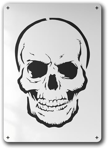 Schablone Totenkopf Skull - BT25