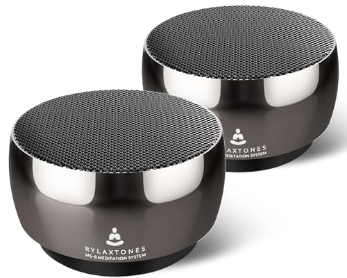 Rylaxtones Meditation System,Electronic Tibetan Singing Bowl,Sound Bath Machine for Meditation,Mindfulness,Sound Bath,Chakra Healing, Stress Relief,Sound Therapy,Yoga Practice,Relaxation