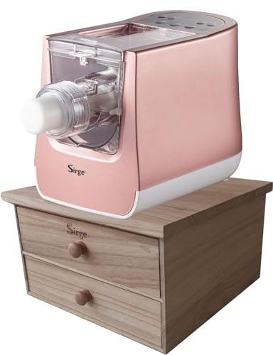 Sirge PASTARCASS Machine à pâtes fraîches avec commode porte accessoires et 22 cordons + kit ravioli offert