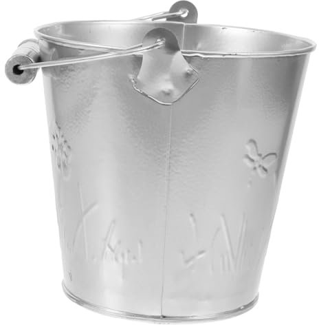 YARNOW Succulent Indoor Planter Bucket Vintage Blumentopf Mit Tragegriff Für Dekorative Pflanzenarrangements Haus Und Garten