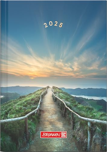 BRUNNEN Taschenkalender Mod. 731 2025 „Mountain Trail“ | A6, Papier