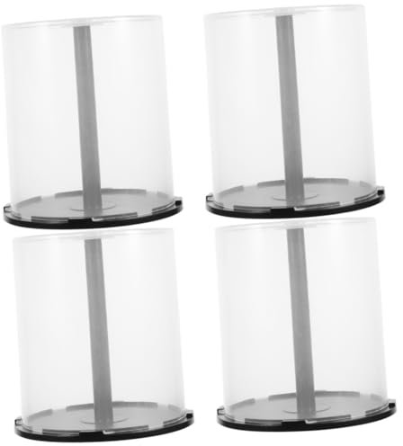 Zerodeko 4stücke Leerer Cd DVD Aufbewahrungsbehälter Tragbarer Organizer Für Discs Praktischer Cd Für Auto Und Zuhause Langlebigem Material Leicht Und Zu Verwenden