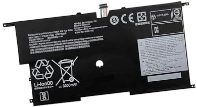 Ukkipower 00HW003 00HW002 Laptop Replacement Battery For ThinkPad X1 Carbon Gen 3 Series 2015 P/N: 00HW003 00HW002 SB10F46440 SB10F46441 (15.4V 50Wh)