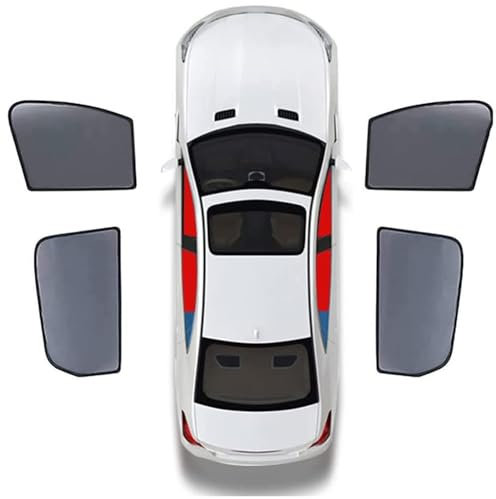 LNCZX Auto Seitenscheibe für VW Horner 2015 2016 2017 Sonnenschutz Sonnenblende mit UV Schutz Privatsphäre Verdunkelungsnetz Heckscheibe Autozubehör,E