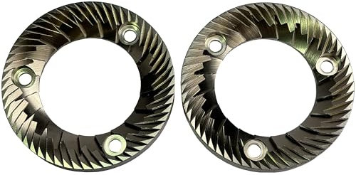 Molinillo de café espresso de repuesto de 64 mm con 20 interruptores de 56 dientes, molinillo de café eléctrico doméstico o comercial, 1 par incluye 2 piezas