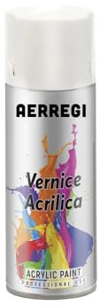 AERREGI Bomboletta di Vernice Spray Acrilica in diversi Colori Ral (RAL 1021 GIALLO CADMIO)