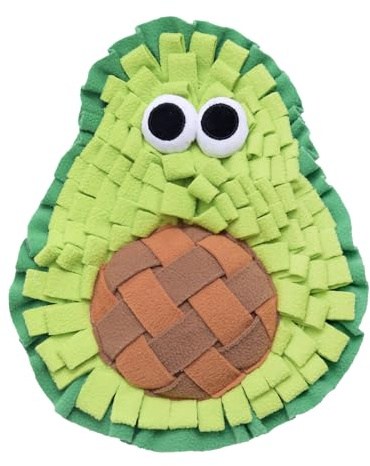 PLUSHCEWT Snuffle Mat for Dogs,Food Sniffing Feeding Mat Pet Snuffle Mat,Interactive Feeding Game Toy for Dogs,Natural Foraging Skills,Slow Feeding Puppy Training Mat for Small,Medium Dog (Avocado)