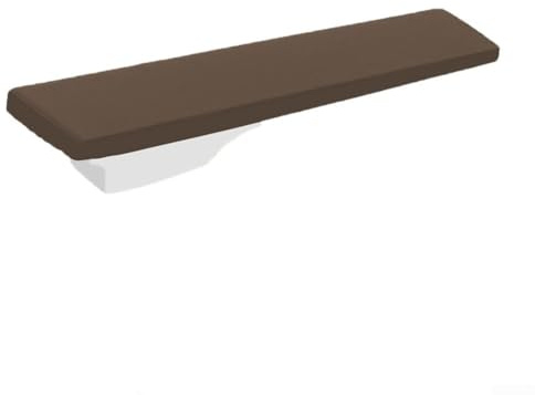 Outdoor 10 Ft Diving Board Cover with UV Protection and Dust Resistance, Made of Weatherproof Oxford Cloth with Secure Drawstring for Stable Fit (210D：183 * 31 * 10cm Brown)