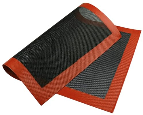 Estera De Silicona Reutilizable Para Hornear-hoja De Revestimiento Para Horno Resistente Al Calor, Superficie Antiadherente Para Galletas, Pasteles Y Pizzas, Herramienta De Cocina Flexible Para Hornea