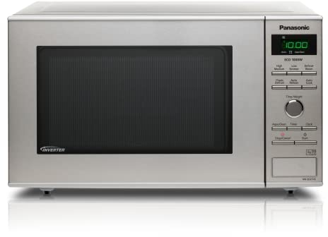 Panasonic NN-SD27HSBPQ Solo Inverter Microwave Oven, 23 Litre, 1000 W, Stainless Steel