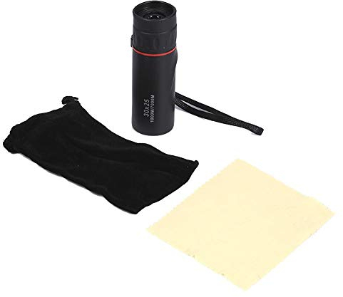 Wasserdicht Schwarz 30 x 25 Optisches Fernrohr mit monokularem Fokus Zoombares 7X-Außenfernrohr