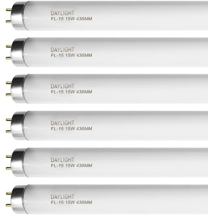 Konideke 1.5 Inch Outside Diameter,T4 12W 6400K Lamp Fluorescent Bulb,Replacement for Makeup Mirror