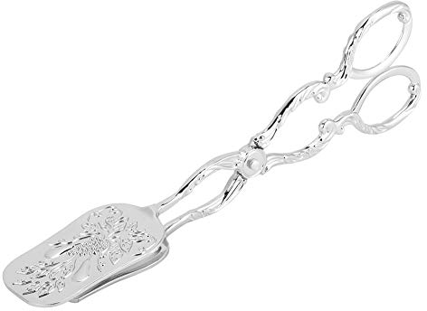 Küchenzangen Vintage Food Clip Zinklegierung Brotzangen Buffet Party Catering Servierzangen Küchentisch zum Kochen Servieren Grill BBQ Salat