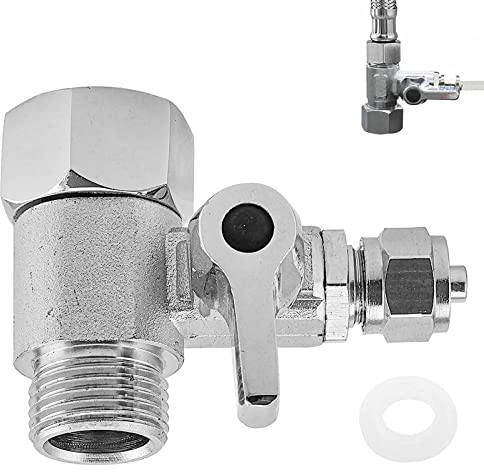 Wasseranschluss Adapter T-stück 3/8 X 3/8 X 1/4 Schlauch Wasseranschluss Wasseranschluss Verteiler Gartenschlauch Verteiler Wasserhahn Absperrhahn Absperrventil Adapter Zum Anschluss Von 2 Geräten
