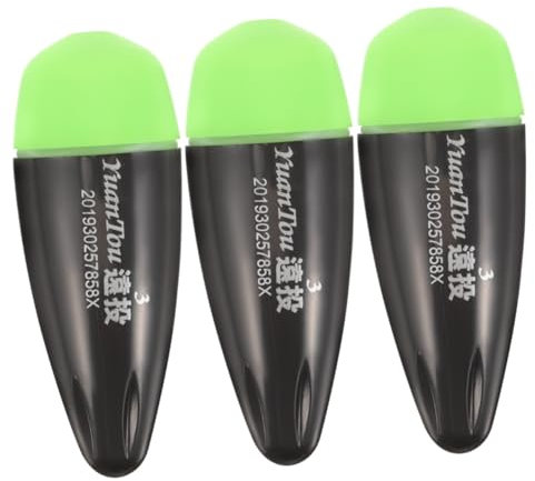 BESPORTBLE 3pcs Lighted Fishing Float Night Glow Electronic Fishing for Crappie and Bass for Distance Casting