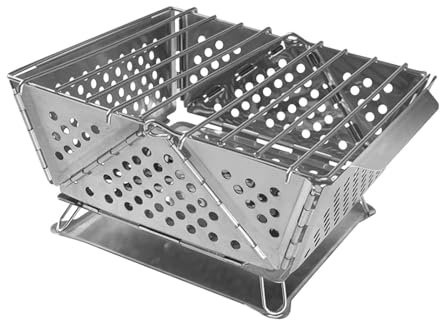 Dualoai Compact Charcoal Grill with Foldable Design for Outdoor Use