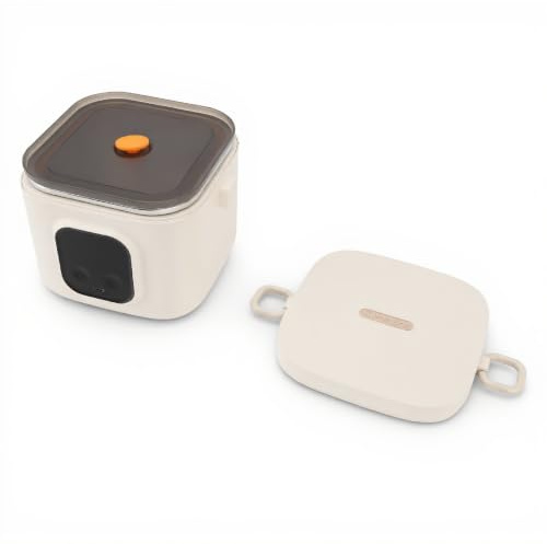 Jectse Lugrería con Calefacción Eléctrica, Batería Li de 14000 MAh y Calefacción Constante, 800 Ml de Gran Capacidad 12/24/110 V Calentador de Alimentos, Lonchera Portátil para Picnic