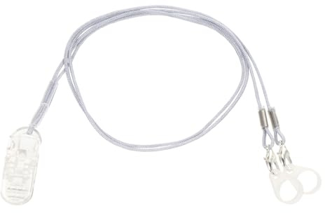 Anti Verlust Lanyard für Hörgeräte, 1 Satz, Abs/nylon, Weiß