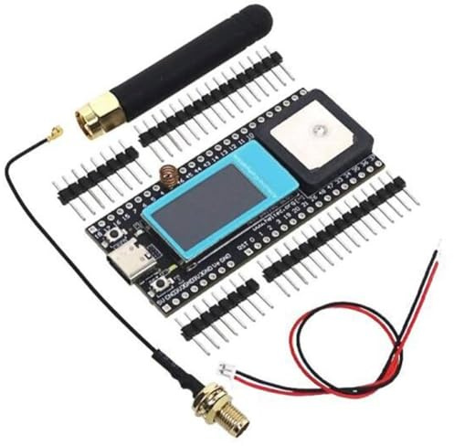 Aundhegrtt Traceur GPS Lora SX1262 - Dispositif de Suivi de Fitness Activé Bluetooth et Wi-FI pour Véhicule, Vélo, Enfants, Animaux de Compagnie.