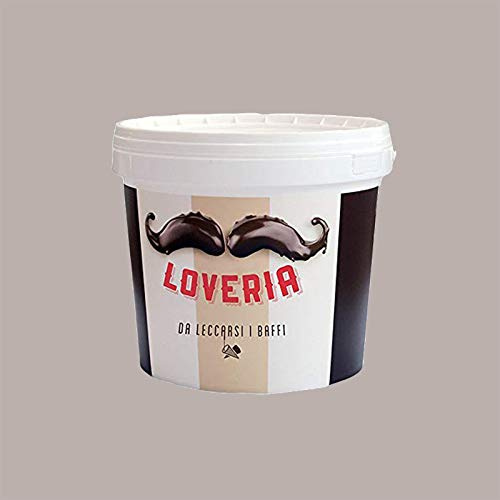 5,5 Kg LOVERIA Crème à Tartiner Saveur Noisette et Cacao LEAGEL à Varier Décorer Garniture Cremini Glace Yaourt Bonbons Semifreddi