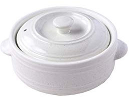 Ollas Soperas Casserole de estilo chino con tapa de tapa de barro de cookware de cerámica de cookware de cerámica resistente a alta temperatura Stockpot blanco 1.5L 2L Olla de sopa ( Size : 2L )