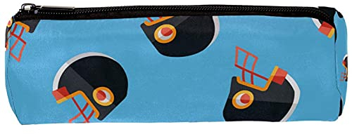 American Football Helmet Pencil Bag Pen Case Stationary Case Pencil Pouch Desk Organizer Makeup Cosmetic Bag for School Office