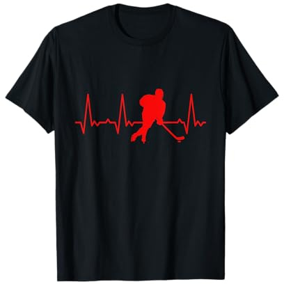 Herzschlag Eishockey T-Shirt