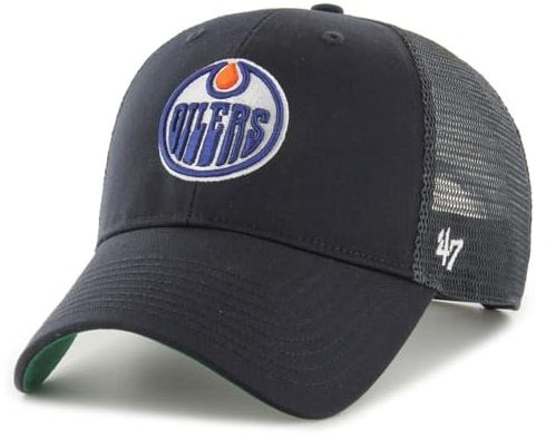 47 Brand Adjustable Cap - Branson Edmonton Oilers Navy
