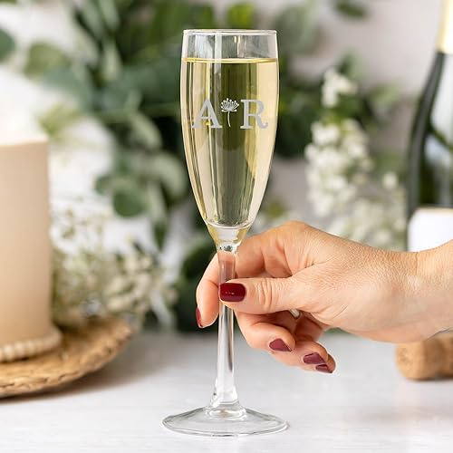 Wanapix | Copa de Cava Personalizada Dandelion | Grabado a Láser