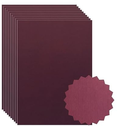 Texturerat (Granat, A4 / 15 enheter)
