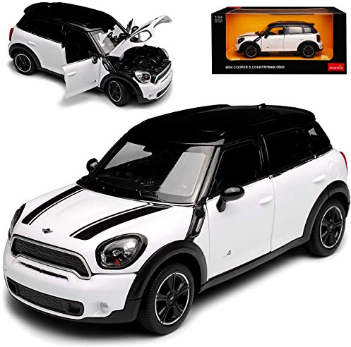 Mini Cooper S Countryman R60 SUV Weiss 1. Generation 2010-2017 1/24 Modell Auto