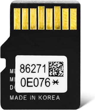 GUZIKO 2024 Navigations-SD-Karte, ersetzt 86271-0E076, passend für 4Runner, Avalon, Camry, Corolla, Highlander, Sequoia, Sienna, Tacoma, Tundra, neueste aktualisierte Karten der USA und Kanada