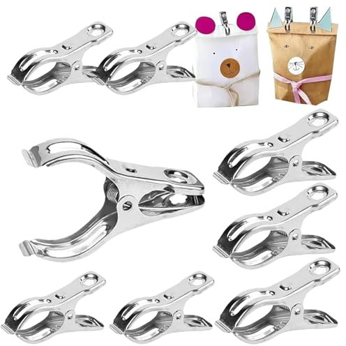 1 Set Gewächshausklammern – Netz-Gartenklammern, Klammern, Gartenklammern | Edelstahl-Gewächshausklammern, Gewächshaus-Pflanzgefäßklammern, Wand-Edelstahl-Gartenklammern für Pflanzen, Gemüse, Obst